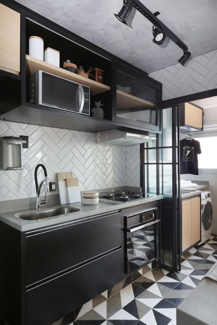 cozinha moderna apartamento