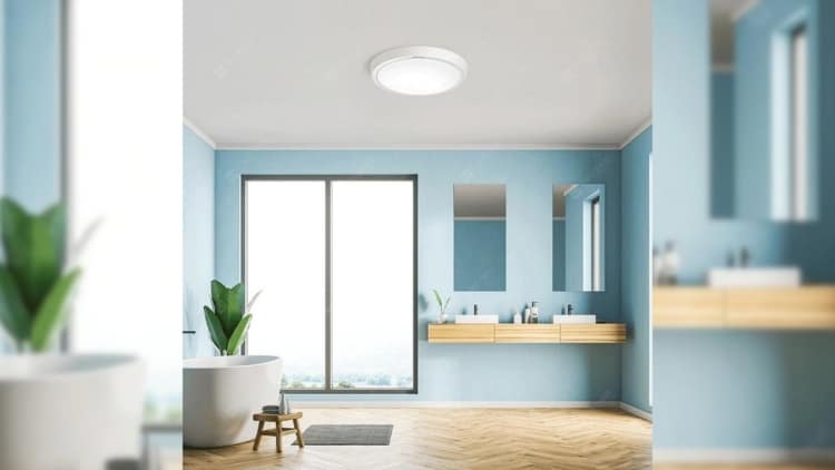 banheiro moderno com plafon