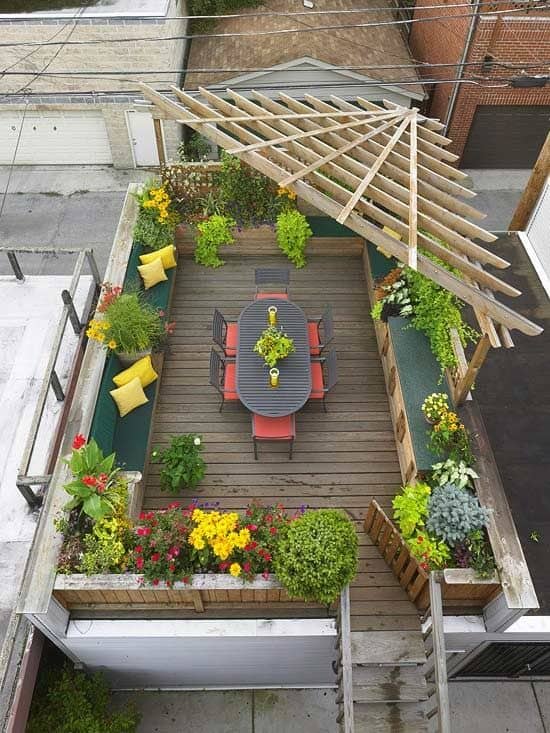terraço com jardim 6