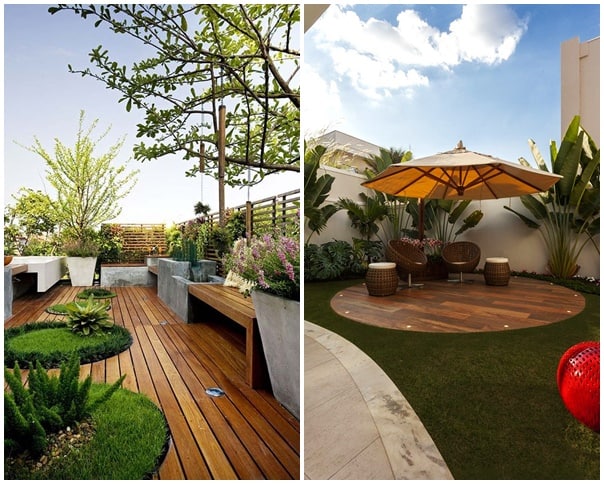terraço com jardim