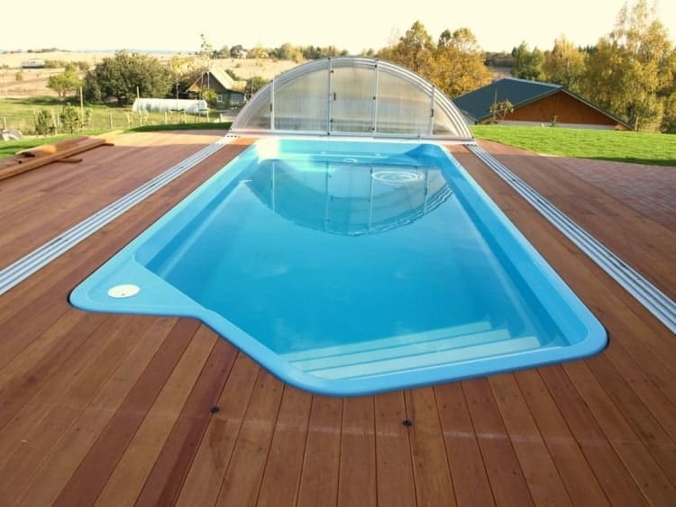 Belissima piscina de fibra