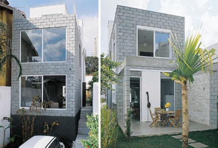 casas de blocos modernas