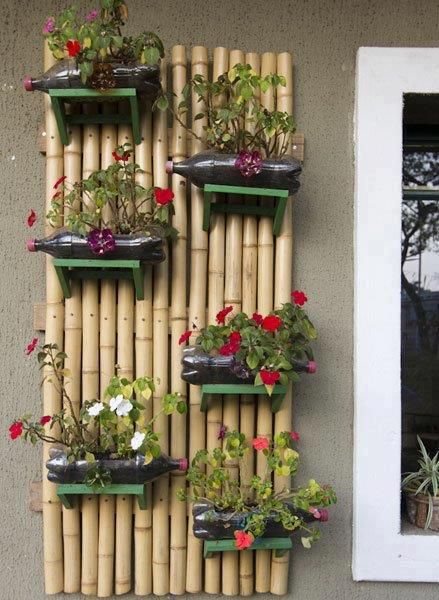 artesanato com bambu jardim