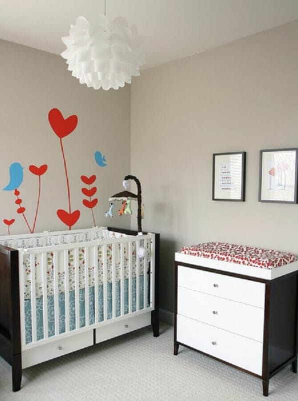 decoração barata para quarto de bebe