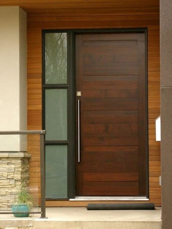 porta de madeira com vidro 2