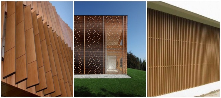 fachada ventilada de madeira