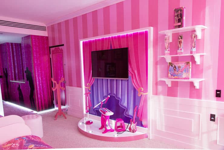 quarto da Barbie pop