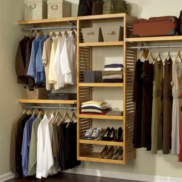 Sugestao de closet pequeno e simples