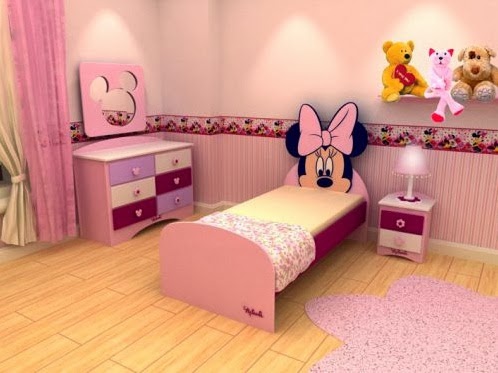 Um quarto simples e pequeno para encantar sua filha