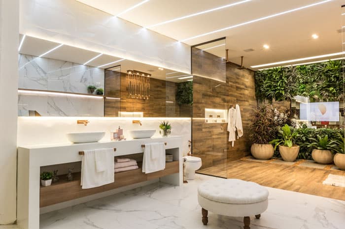 banheiro de luxo estilo spa