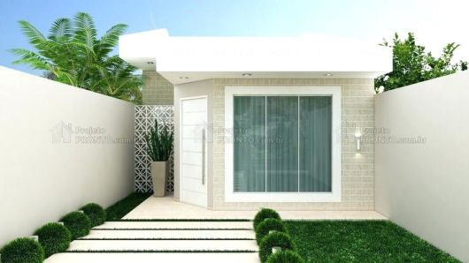 casa pequena com vidro