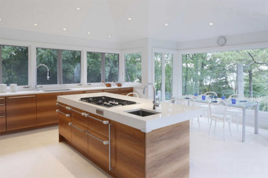 Janela para cozinha de vidro