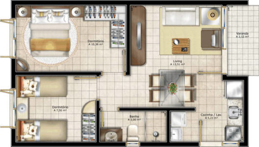 Plantas de casas pequenas simples