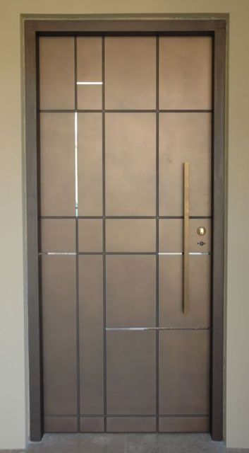 Porta de Entrada moderna de vidro