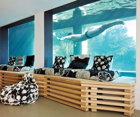 Casas com piscina: casa de luxo com piscina interna
