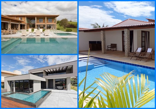 Casas com piscina: modelos para se inspirar
