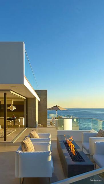Casas de luxo na praia: Branca