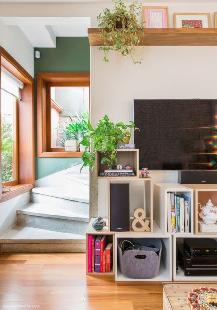 Casas decoradas: Decoração de casa pequena com nichos