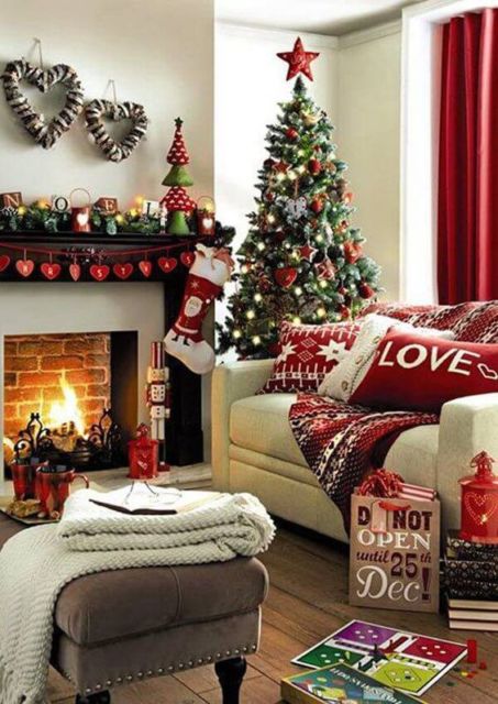 Casas decoradas: Decoração de Natal
