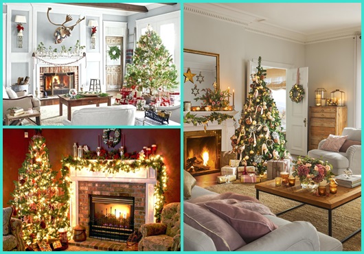 Casas decoradas: Decoração de Natal inspirações