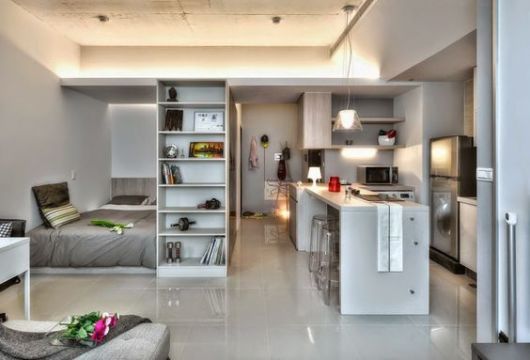 kitnet com decoração moderna