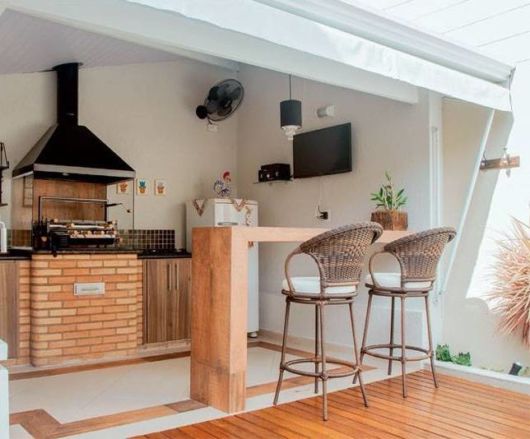 espaço gourmet pequeno