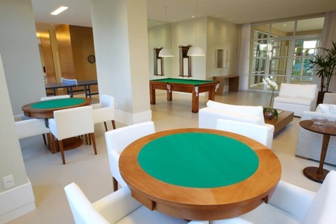 sala de jogos decorada