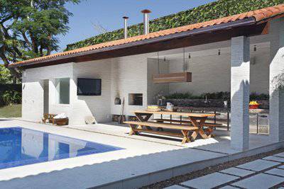 Edículas simples: Com piscina