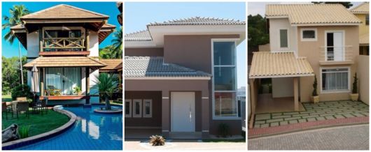 csobrados com telhado aparente