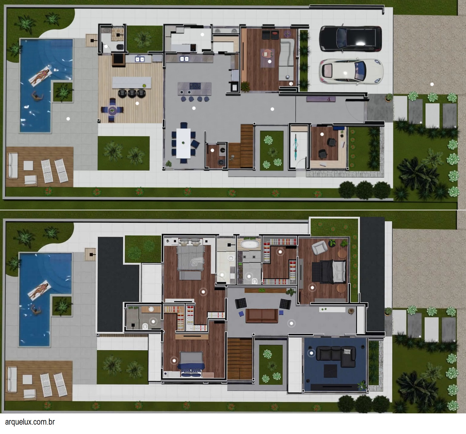 sobrado moderno 3 quartos