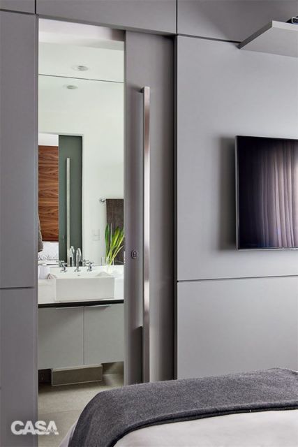 porta de correr embutida