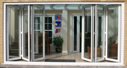 Porta Sanfonada de vidro