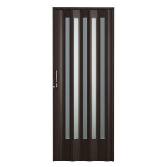 Porta Sanfonada de translucida preta