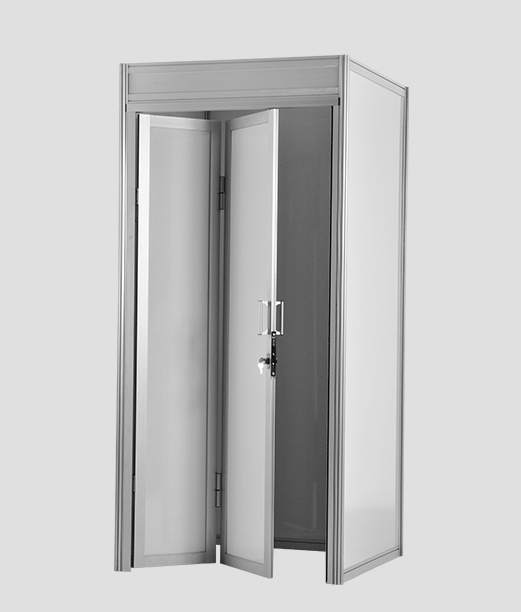 Porta Sanfonada de alumínio