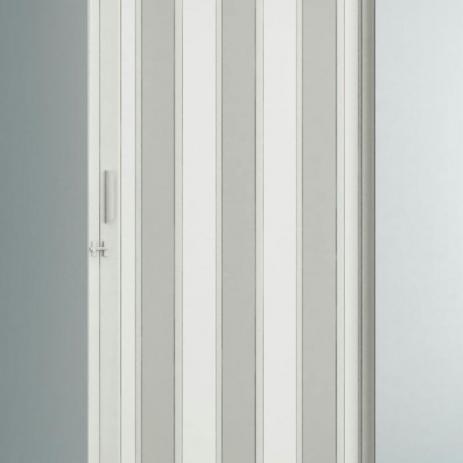 Porta Sanfonada com fechaduraPorta Sanfonada com fechadura branca