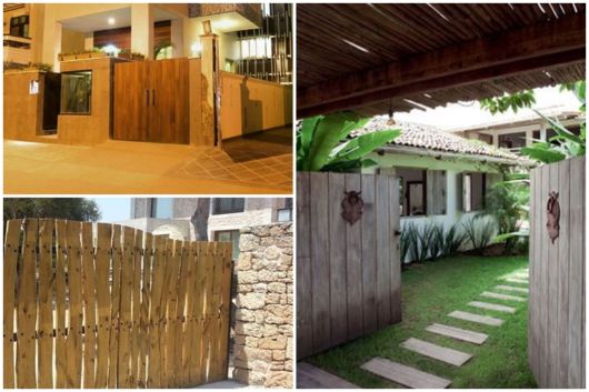 modelos de portões rústicos