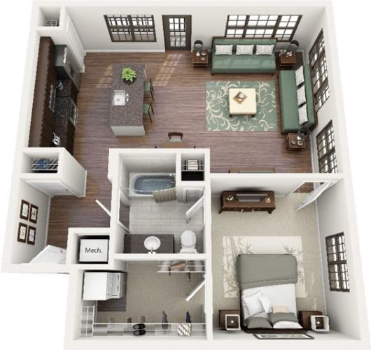 decoração de apartamento de luxo