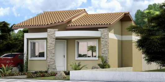 Capriche na escolha dos detalhes de sua casa simples