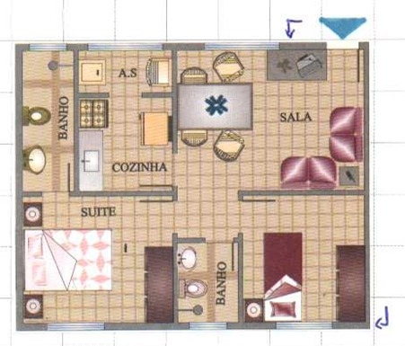 Plantas de casas pequenas e aconchegantes