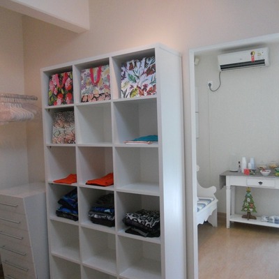 Closet pequeno: Em gesso