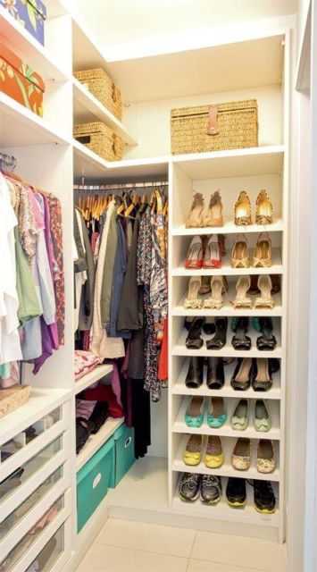 Closet pequeno: Para casal
