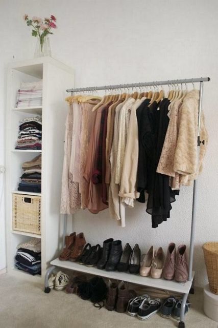 Closet pequeno: Para casal