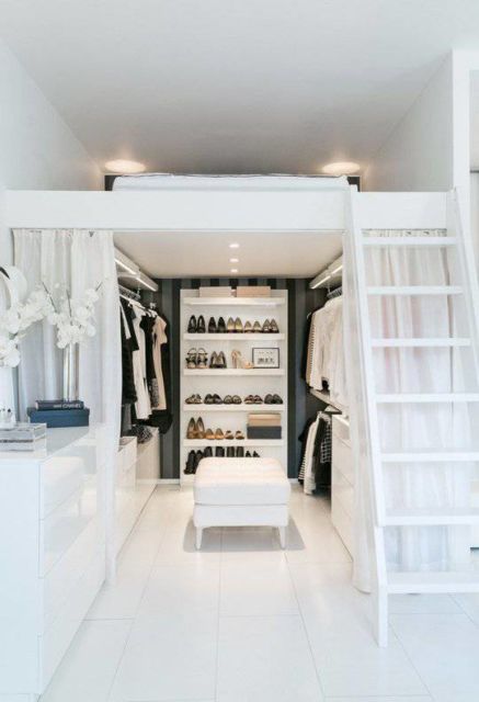 Closet pequeno: Para casal