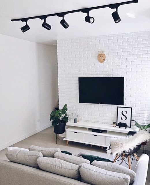 Decoração Minimalista: Sala branca