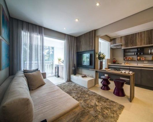 Decoração de sala pequena: Moderna
