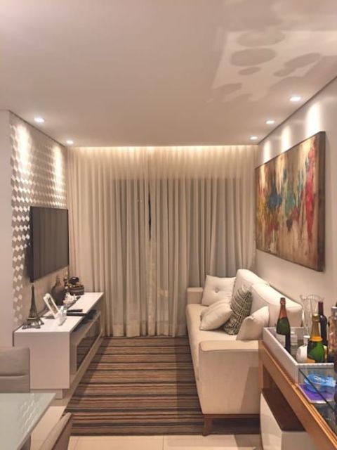 Decoração de sala pequena: Apartamento