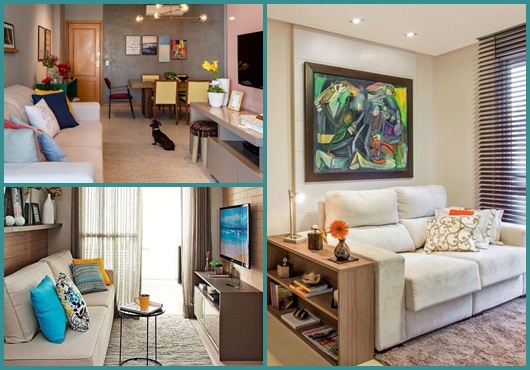 Decoração de sala pequena: Modelos para se inspirar