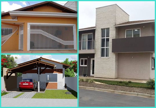 Fachadas de casas populares: Inspirações