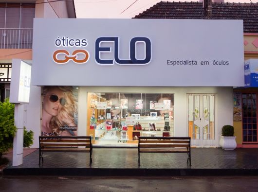 Fachadas em ACM: Ótica