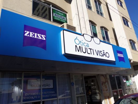 Fachadas em ACM: Ótica